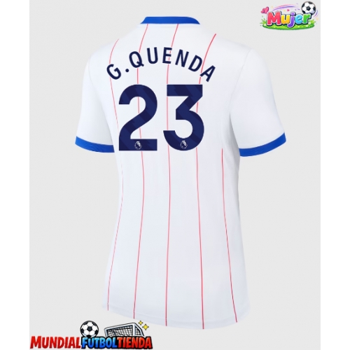 Camiseta Chelsea Geovany Quenda #23 Tercera Equipación Replica 2026-27 para mujer mangas cortas